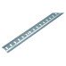 Exel Raised Bookcase Strip - 1829 x 24mm - Bright Zinc Plated