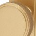 Hampstead Miller Knurled Mortice Door Knob on Backplate - Bathroom - 205 x 52mm - Satin Brass