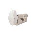 UNION J2X28 Pattern 5 Pin 74mm Euro Thumbturn Cylinder - 37mm Turn + 37mm - Satin Chrome