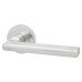 Exel Satin Chrome Door Handles on Round Rose - Sophia Range 