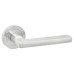 Exel Satin Chrome Door Handles on Round Rose - Sophia Range 