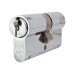Eurospec 10 Pin 70mm Euro Double Cylinder - 35 + 35mm - Polished Chrome - Keyed Alike