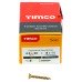TIMCO Solo Chippy Pozi Countersunk Wood Screws - 4.0 x 30mm - Yellow Zinc - Pack of 200