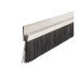 Barrier Brush Strip H3 - Brush Size 24mm - 3000mm Length - Inward/Outward Opening Doors - Aluminium