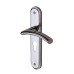 M Marcus Polished Chrome Euro Lock Door Handle - Tosca Range - 205 x 42mm