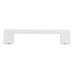 Exel 9mm Slim D-Bar Cabinet Pull Handle - 96mm Centres - White