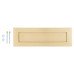 Letter Plate - 359 x 113mm - Satin Brass
