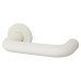 Hoppe AR600/20 Diamond White Nylon Steel Core Safety Door Handle on Rose - Paris Range 