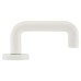 Hoppe AR600/20 Diamond White Nylon Steel Core Safety Door Handle on Rose - Paris Range 