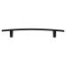 Exel 14mm Curved T-Bar Cabinet Pull Handle - 128mm Centres - Matt Black