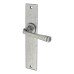 Olde Forge Pewter Latch Door Handle - Long Plate - York Range - 241 x 48mm Olde Forge Pewter Latch Door Handle - Long Plate - York Range - 241 x 48mm