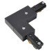Forum Culina L Connector for Single Circuit Track - Black