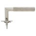 Jigtech Polished Stainless Steel Knurled Door Handles on Round Slim Rose - Schema Modell Range 