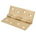 Exel Steel Grade 7 Butt Fire Door Hinge - 100 x 70 x 2mm - Satin Brass - Pair