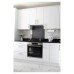 Exel Aluminium Kitchen Splashback - 600 x 750mm - Matt Dark Wood Effect