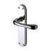M Marcus Polished Chrome Latch Door Handle - Donna Range - 183 x 42mm