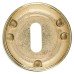 Exel Escutcheon - 52mm Diameter - Keyhole - Satin Brass Exel Escutcheon - 52mm Diameter - Keyhole - Satin Brass