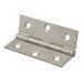 Pressed Butt Door Hinge - 76 x 51 x 1.5mm - Satin Stainless Steel - Pair