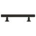 Exel York 12mm Knurled T-Bar Cabinet Pull Handle - 96mm Centres - Matt Black