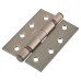 Jedo Twin Ball Bearing Steel Grade 11 Butt Fire Door Hinge - 102 x 76 x 2.7mm - Bronze - Pair