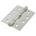 Jedo Twin Ball Bearing Steel Grade 11 Butt Fire Door Hinge - 102 x 76 x 2.7mm - Pol Chrome - Pair