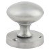 Exel Round Mortice Door Knob - 60mm Rose Diameter - Satin Chrome 