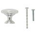 Crofts & Assinder Monmouth Round Cabinet Knob - 38mm Diameter - Polished Chrome 