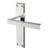 Serozzetta by Carlisle Brass Polished Chrome Latch Door Handle - Stratus Range - 180 x 40mm