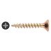 Vida All Purpose Pozi Countersunk Wood Screws - 3.5 x 25mm - Yellow Zinc - Pack of 200 Vida All Purpose Pozi Countersunk Wood Screws - 3.5 x 25mm - Yellow Zinc - Pack of 200