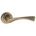 Exel Antique Brass Door Handles on Round Rose - Knightsbridge Range Exel Antique Brass Door Handles on Round Rose - Knightsbridge Range