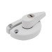 Exel uPVC/Timber 10mm Narrow Back Keep Locking Fitch Sash Window Fastener - 65 x 10mm - White