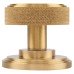 Hampstead Riley Knurled Mortice Door Knob - 62mm Rose Diameter - Satin Brass