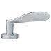 Heritage Brass by M Marcus Satin Chrome Door Handles on Round Rose - Volo Range 