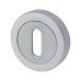 Hampstead Escutcheon - 48mm Diameter - Keyhole - Satin Chrome