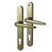 Trojan Sparta uPVC Multipoint Door Handle - Long Plate - 92mm c/c - PVD Gold Trojan Sparta uPVC Multipoint Door Handle - Long Plate - 92mm c/c - PVD Gold
