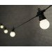 Hampstead Festoon LED 20 Golf Ball Bulb Garden Festoon Lights - IP44 - 3000K Warm White - Opal