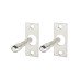 Yale P125 Security Hinge Bolt - Bright Zinc Plated - Pack of 2