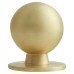 Exel Ball Cabinet Knob - 25mm Diameter - Satin Brass