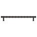 Alexander & Wilks Crispin Bamboo 15mm T-Bar Cabinet Pull Handle - 224mm Centres - Matt Black