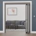Brio Interfold 50F Bi-Folding Door Kit - 3000mm Track - 2 + 1 Door - Polished Stainless Steel