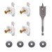 Bullfix Heavy Duty Plasterboard Fixing Kit for TV Brackets - 5 x 20mm - Pack of 4