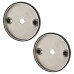 Exel Rose Set for 30mm Door Pull Handles - 52 x 6mm - Matt Black