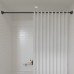 Croydex Stick 'n' Lock Premium Shower Rail - Telescopic Rod - 1295-2298mm Length - Matt Black