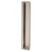 Exel Alton Rectangular Flush Cabinet Pull Handle - 177 x 33mm - Satin Nickel Exel Alton Rectangular Flush Cabinet Pull Handle - 177 x 33mm - Satin Nickel