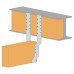 Simpson Strong Tie Joist Hanger - Adjustable Height Strap - Long Leg - 63mm Width Simpson Strong Tie Joist Hanger - Adjustable Height Strap - Long Leg - 63mm Width