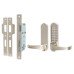 Codelocks CL520 Push Button Code Lock and Euro Lock with Key Override - Stainless Steel