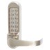 Codelocks CL520 Push Button Code Lock and Euro Lock with Key Override - Stainless Steel