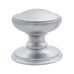 Exel Round Centre Door Knob - 80mm Rose Diameter - Satin Chrome 
