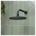 Croydex Presion Shower Arm - 210mm - Matt Black