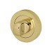 Exel Bathroom Turn & Release - 50mm Diameter - Polished Brass